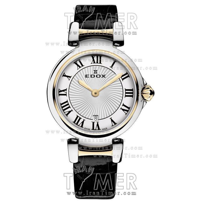 قیمت و خرید ساعت مچی زنانه ادُکس(EDOX) مدل 57002357RCAR کلاسیک | اورجینال و اصلی