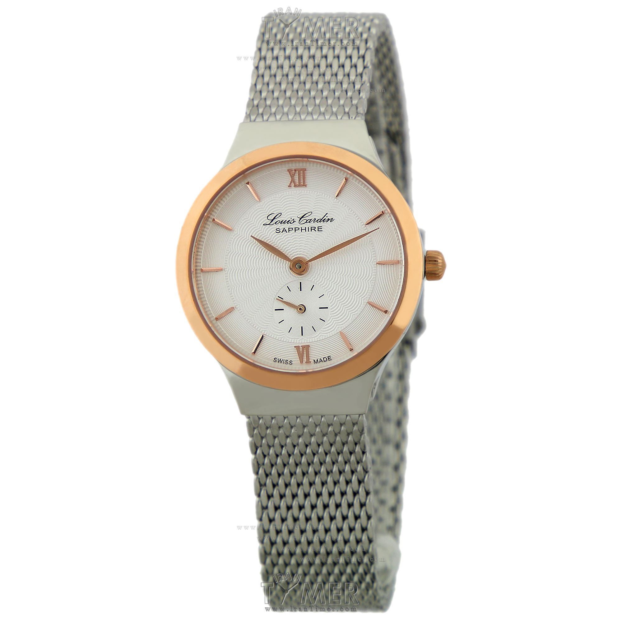 قیمت و خرید ساعت مچی زنانه لوئیس کاردین(LOUIS CARDIN) مدل LC002 L MESH R.T/T کلاسیک | اورجینال و اصلی