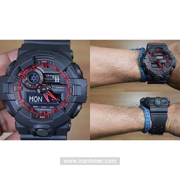 قیمت و خرید ساعت مچی مردانه کاسیو (CASIO) جی شاک مدل GA-700SE-1A4DR اسپرت | اورجینال و اصلی