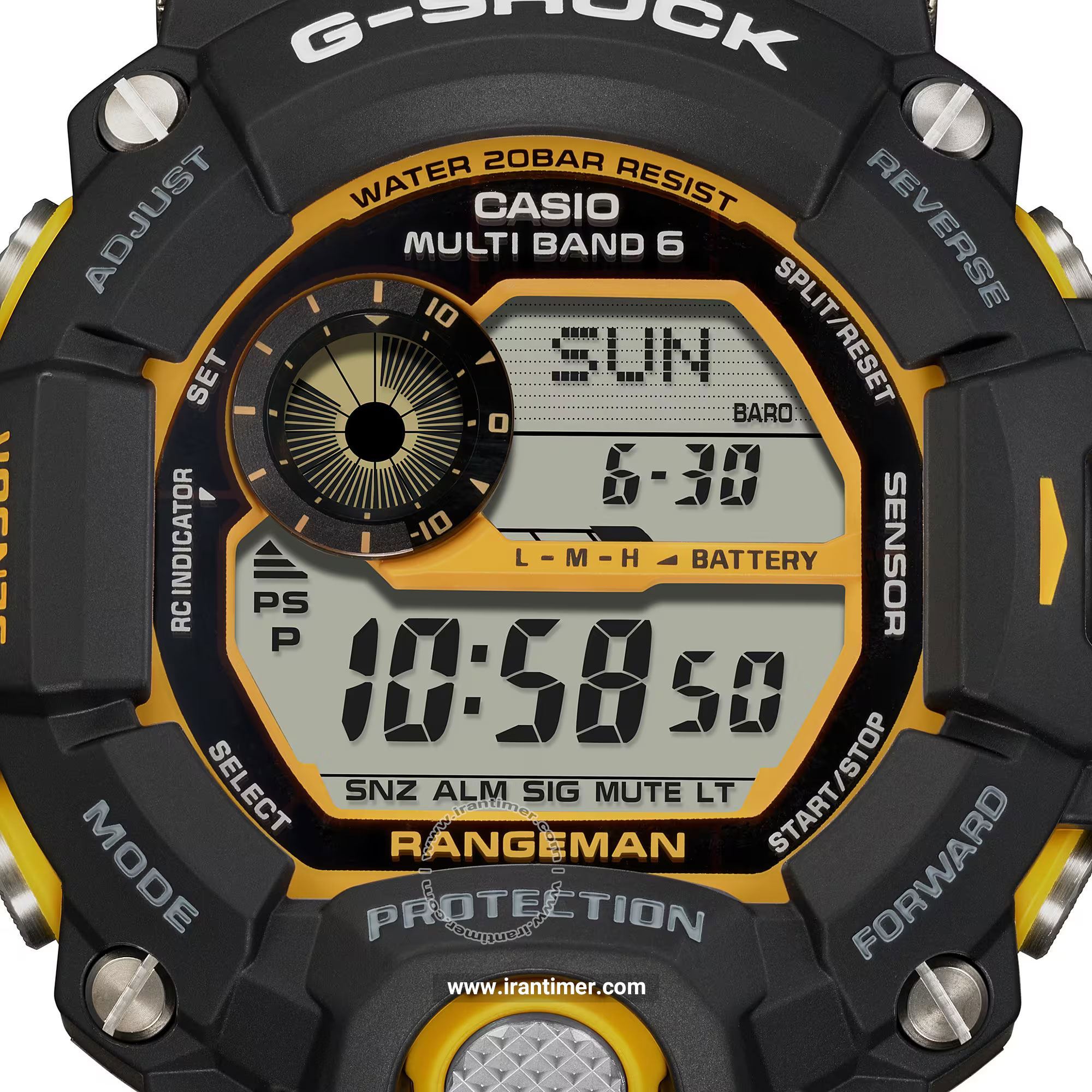 قیمت و خرید ساعت مچی مردانه کاسیو (CASIO) جی شاک مدل GW-9400Y-1DR اسپرت | اورجینال و اصلی