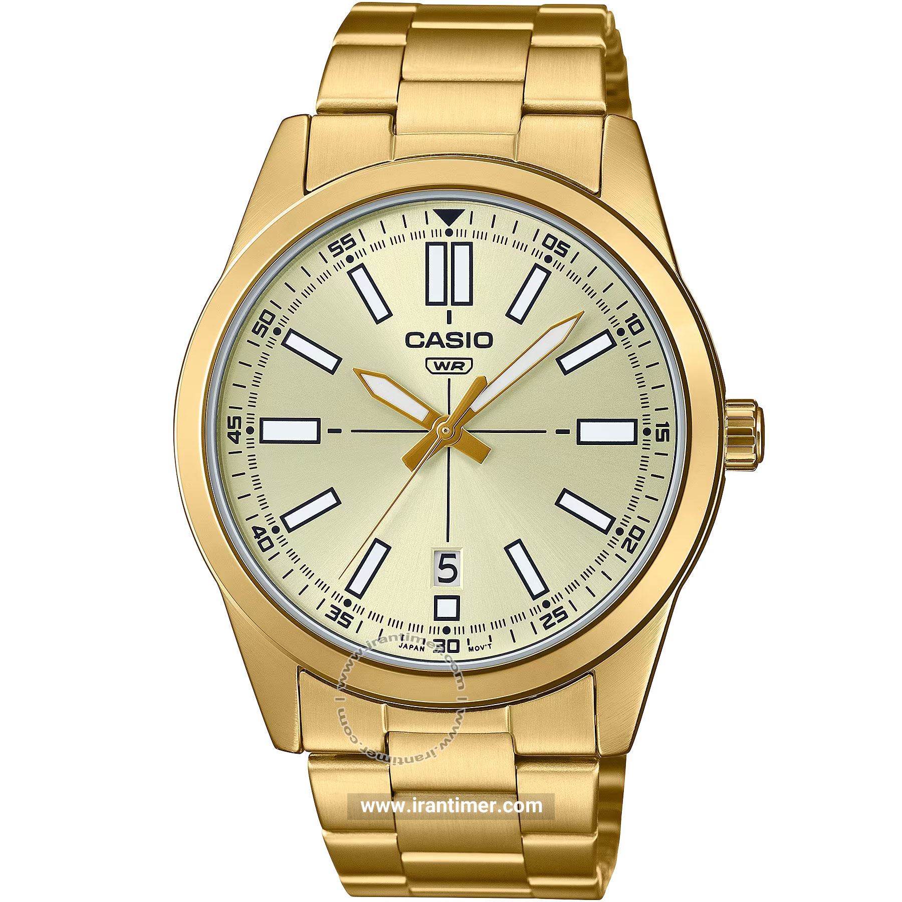 قیمت و خرید ساعت مچی مردانه کاسیو (CASIO) جنرال مدل MTP-VD02G-9EUDF کلاسیک | اورجینال و اصلی