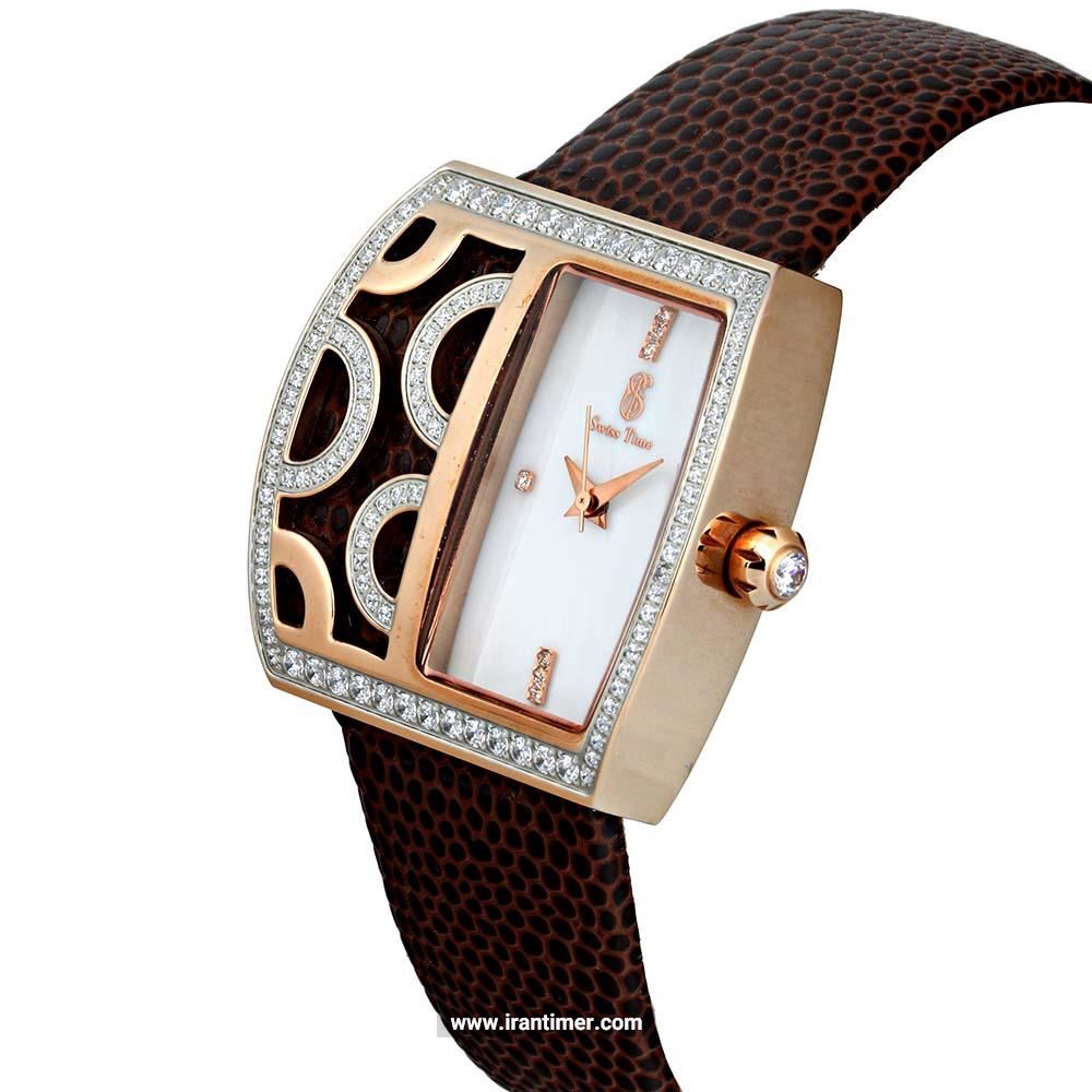 قیمت و خرید ساعت مچی زنانه سوئیس تایم(SWISS TIME) مدل ST 211-RGBrn/Wh فشن | اورجینال و اصلی