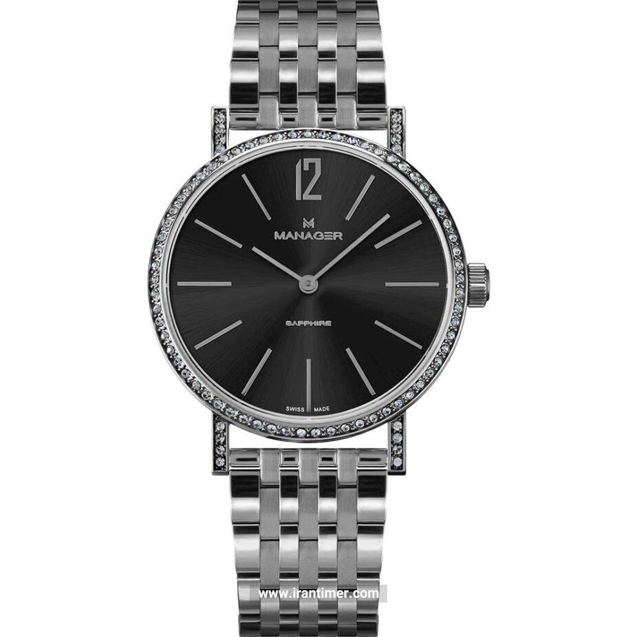 قیمت و خرید ساعت مچی زنانه منیجر(MANAGER) مدل MAN-PA-02-SM فشن | اورجینال و اصلی