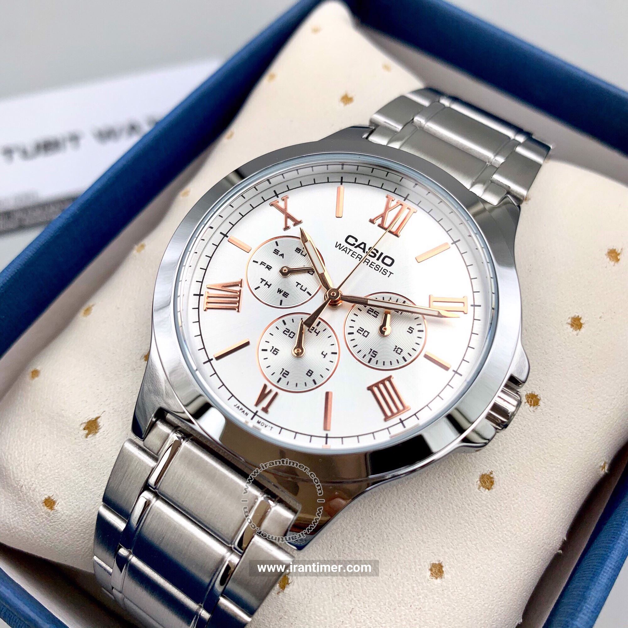 قیمت و خرید ساعت مچی مردانه کاسیو (CASIO) جنرال مدل MTP-V300D-7A2UDF کلاسیک | اورجینال و اصلی