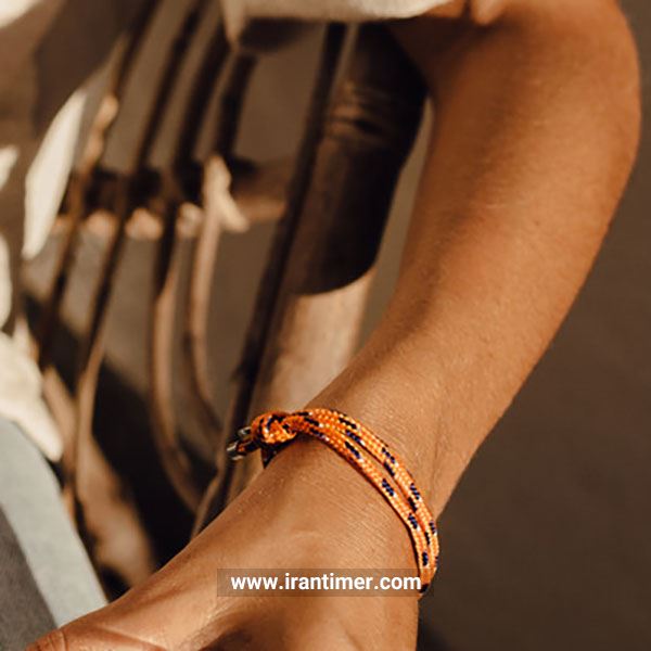 قیمت و خرید دستبند باز مردانه زنانه مشترک تریوا(TRIWA) مدل Ocean Plastic Bracelet Coral اسپرت (ورزشی) | اورجینال و اصلی