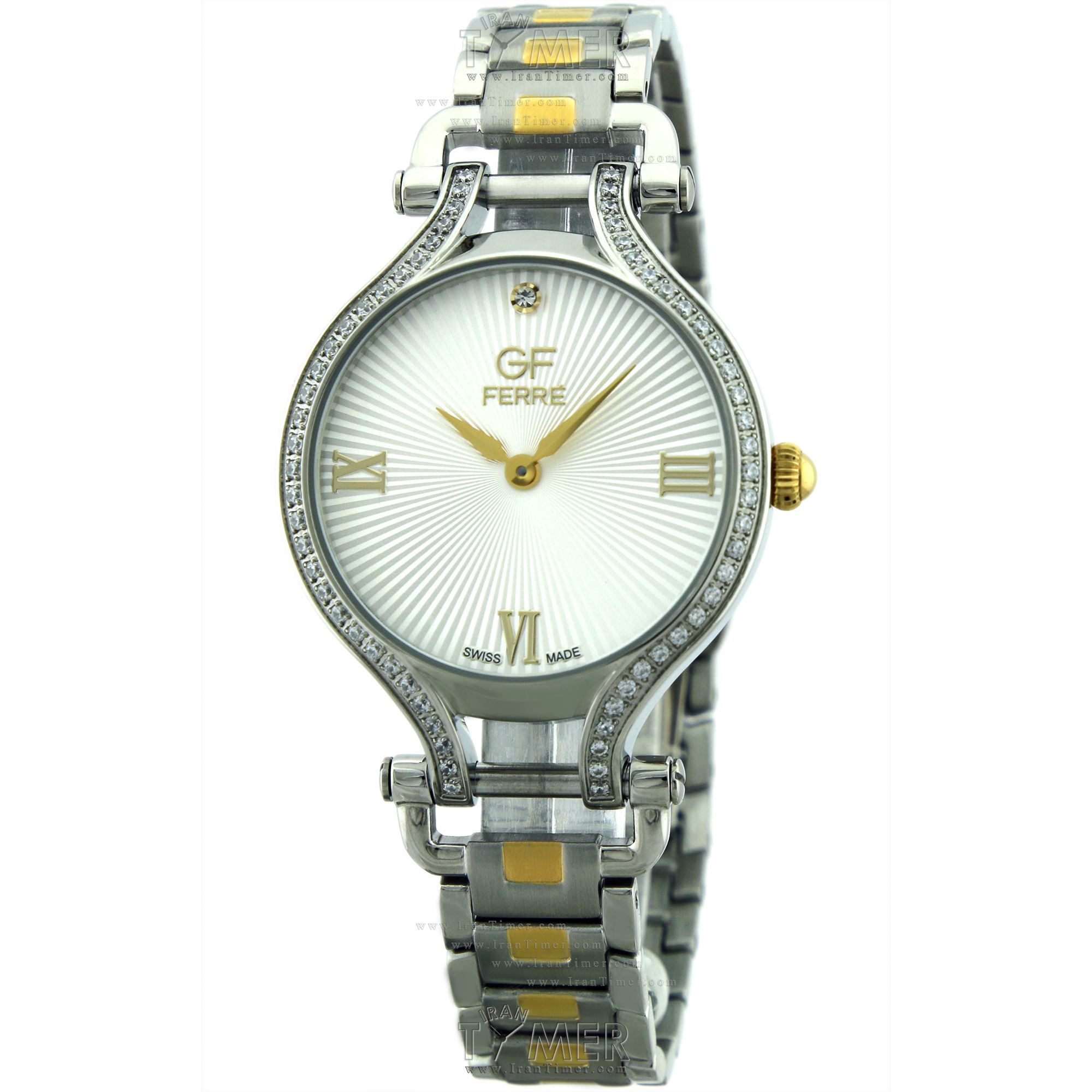 قیمت و خرید ساعت مچی زنانه جی اف فره(GF FERRE) مدل GF.TTGP6298 کلاسیک | اورجینال و اصلی