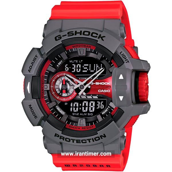 قیمت و خرید ساعت مچی مردانه کاسیو (CASIO) جی شاک مدل GA-400-4BDR اسپرت | اورجینال و اصلی