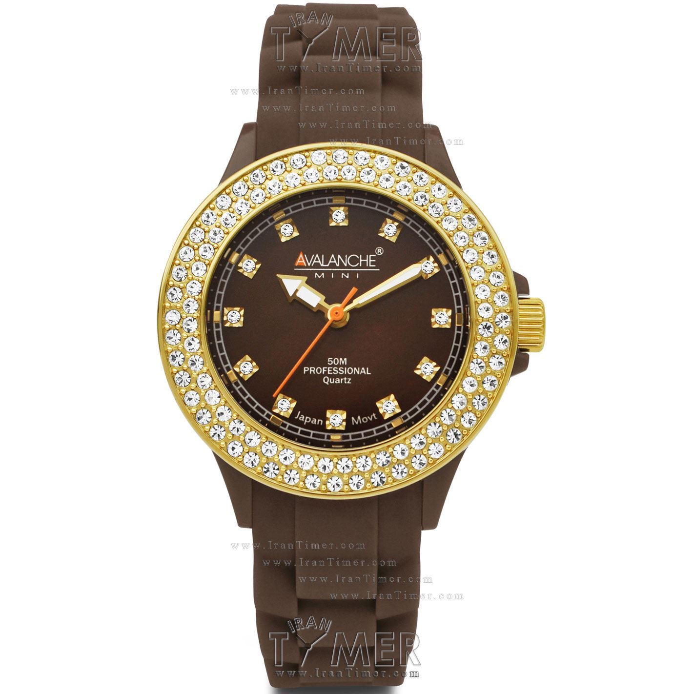 قیمت و خرید ساعت مچی زنانه اولانچ(AVALANCHE) مدل AVM1018SBRGD اسپرت | اورجینال و اصلی