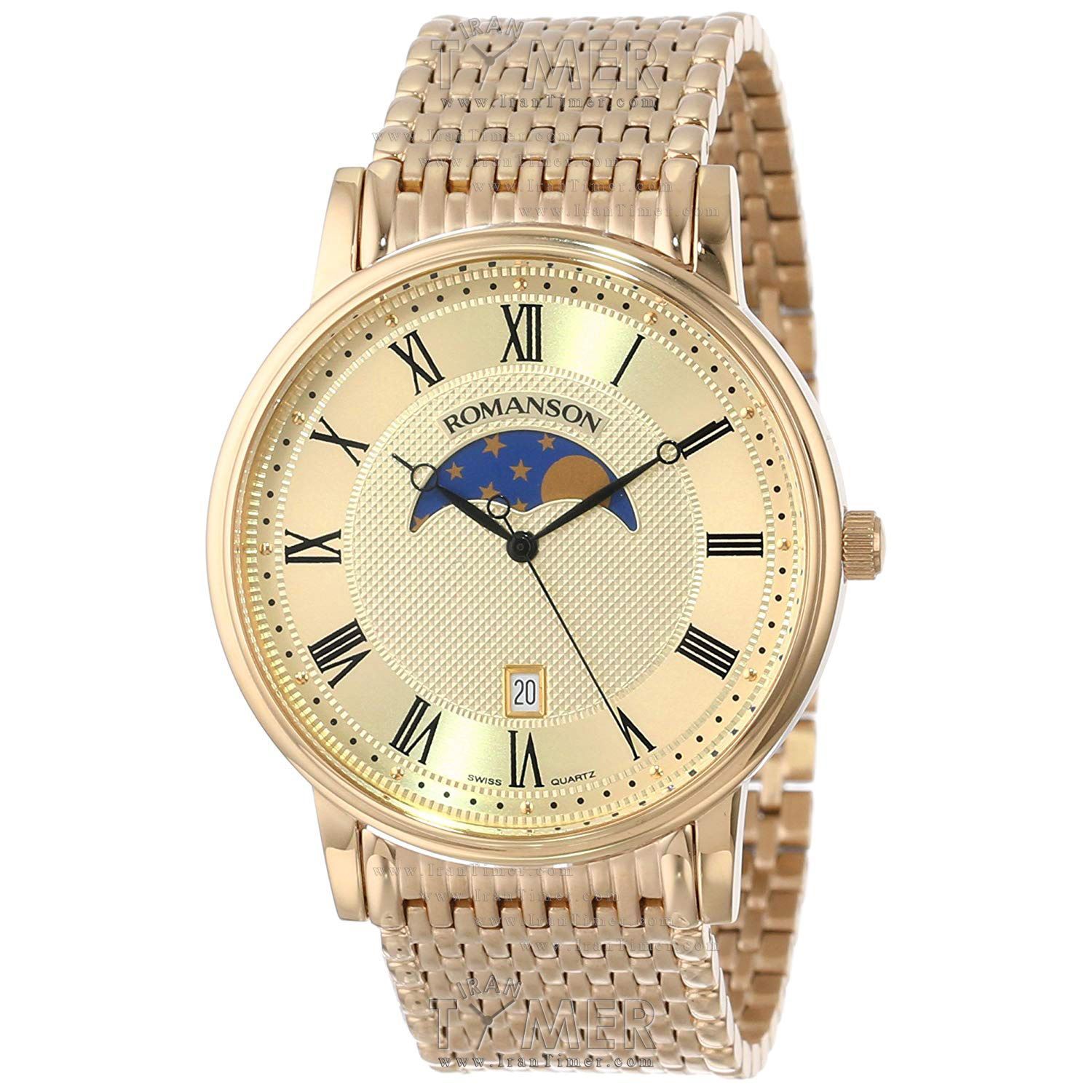 قیمت و خرید ساعت مچی مردانه رومانسون(ROMANSON) مدل TM1274FM1GA81B-G کلاسیک | اورجینال و اصلی