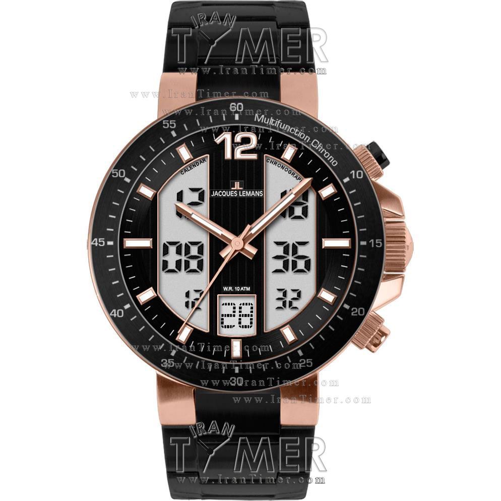 قیمت و خرید ساعت مچی مردانه ژاک لمن(JACQUES LEMANS) مدل 1-1726D اسپرت | اورجینال و اصلی
