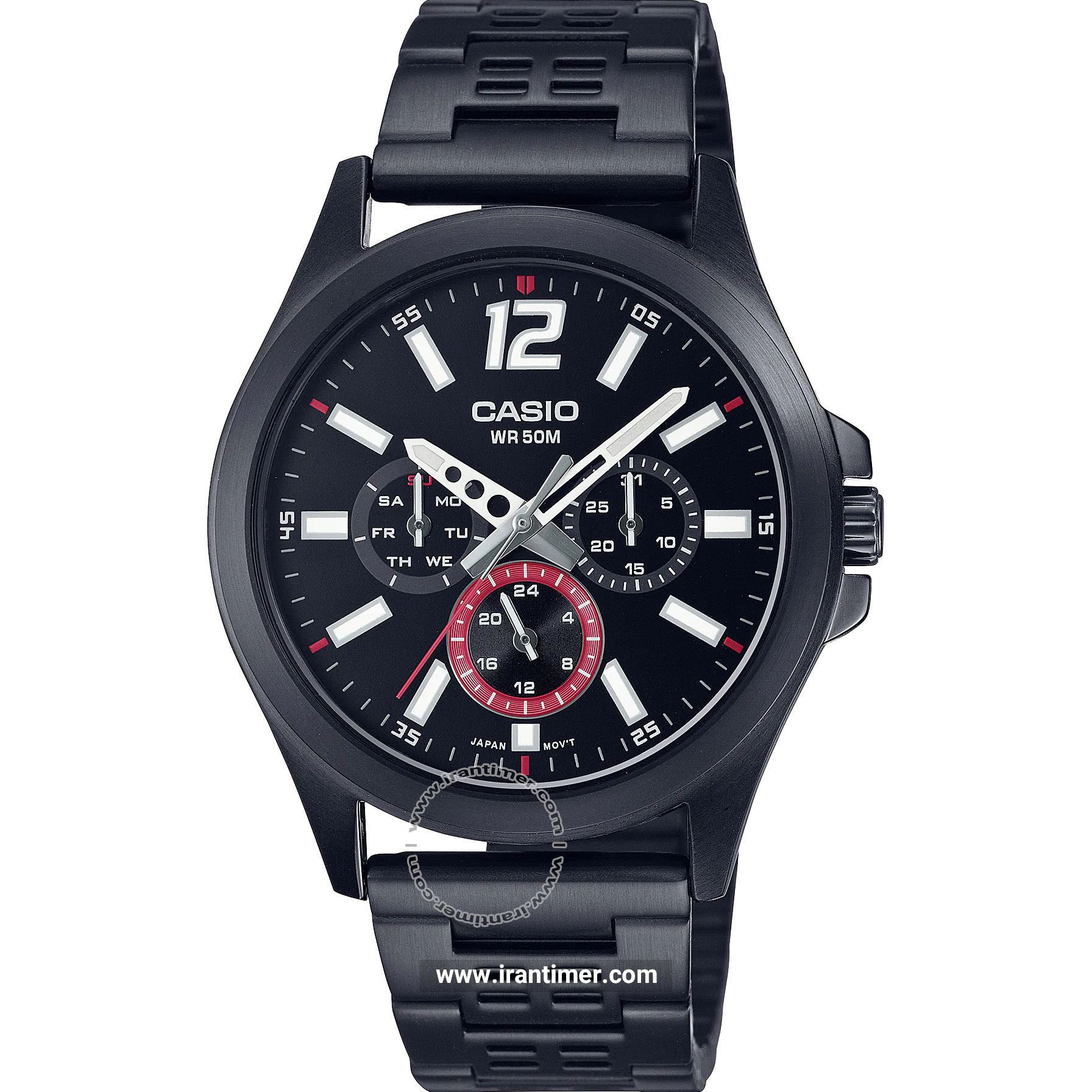 قیمت و خرید ساعت مچی مردانه کاسیو (CASIO) جنرال مدل MTP-E350B-1BVDF کلاسیک | اورجینال و اصلی