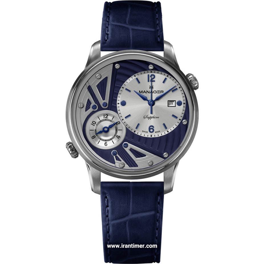 قیمت و خرید ساعت مچی مردانه منیجر(MANAGER) مدل MAN-TR-01-SL کلاسیک | اورجینال و اصلی