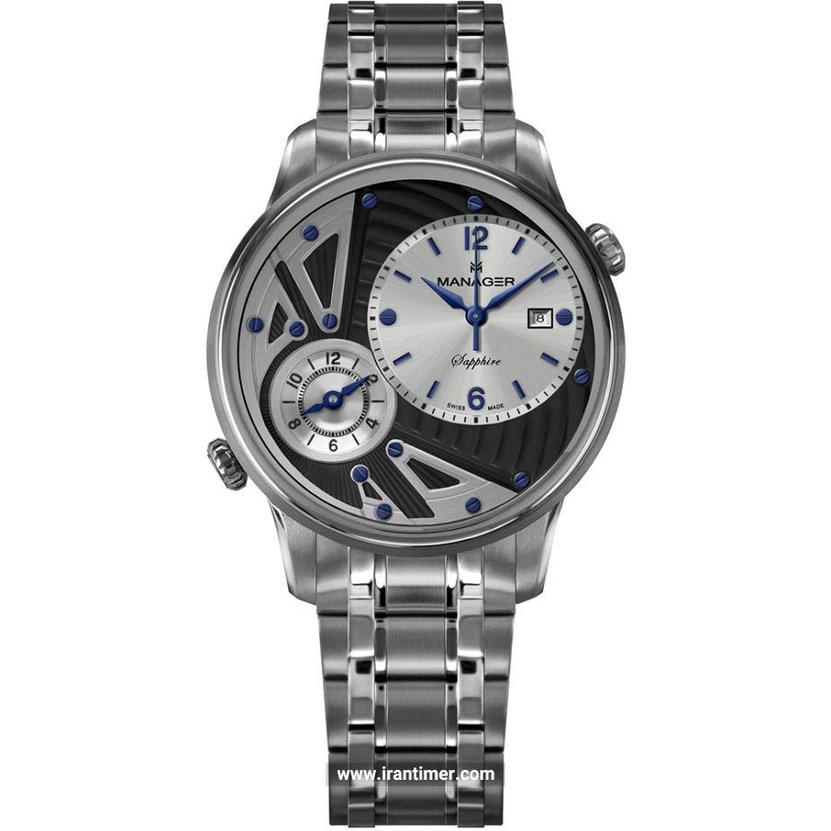 قیمت و خرید ساعت مچی مردانه منیجر(MANAGER) مدل MAN-TR-03-SM کلاسیک | اورجینال و اصلی