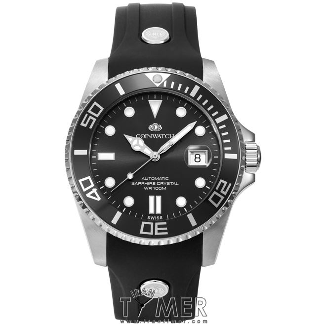 قیمت و خرید ساعت مچی مردانه کوین واچ(COINWATCH) مدل C115SBK اسپرت | اورجینال و اصلی