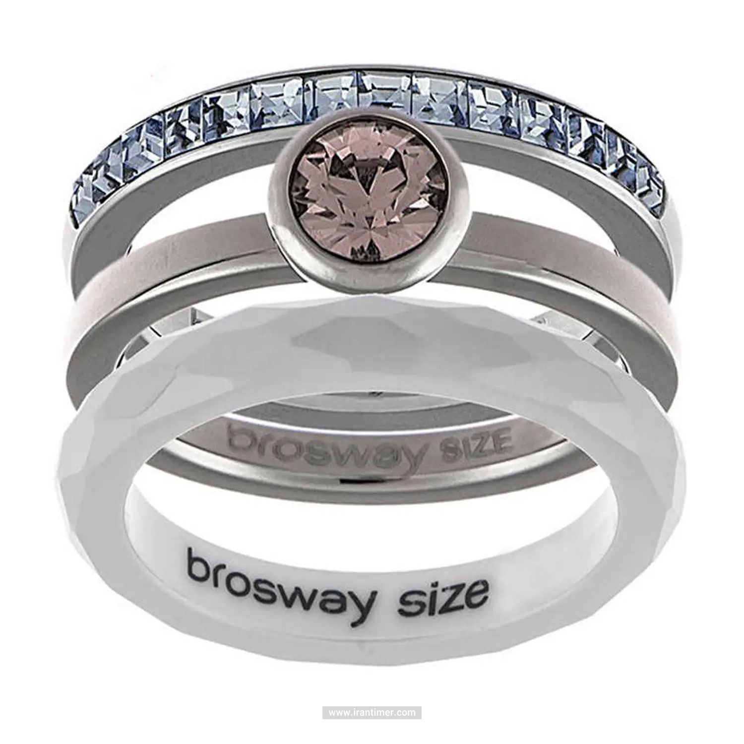قیمت و خرید حلقه (انگشتر) زنانه برازوی(BROSWAY) مدل BTGN16B/3 فشن (ست لباس) | اورجینال و اصلی