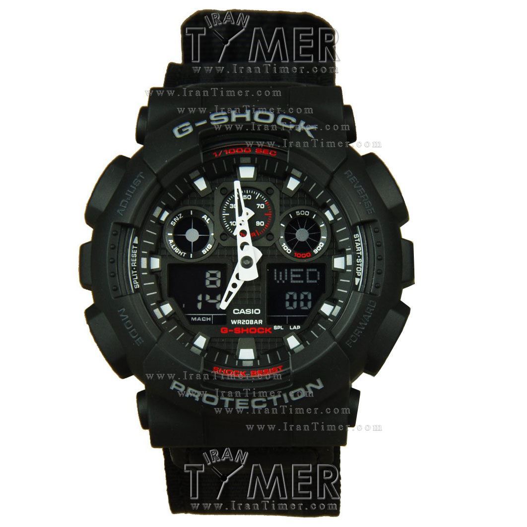 قیمت و خرید ساعت مچی مردانه کاسیو (CASIO) جی شاک مدل GA-100MC-1ADR اسپرت | اورجینال و اصلی