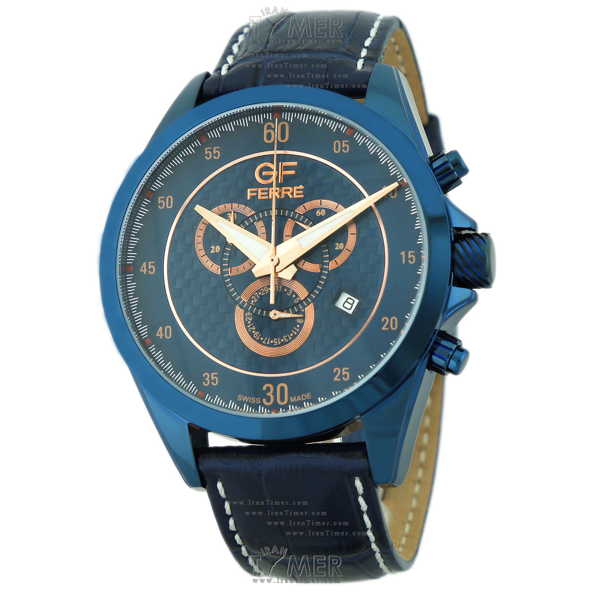 قیمت و خرید ساعت مچی مردانه جی اف فره(GF FERRE) مدل GF.BU7401.2.2 کلاسیک اسپرت | اورجینال و اصلی