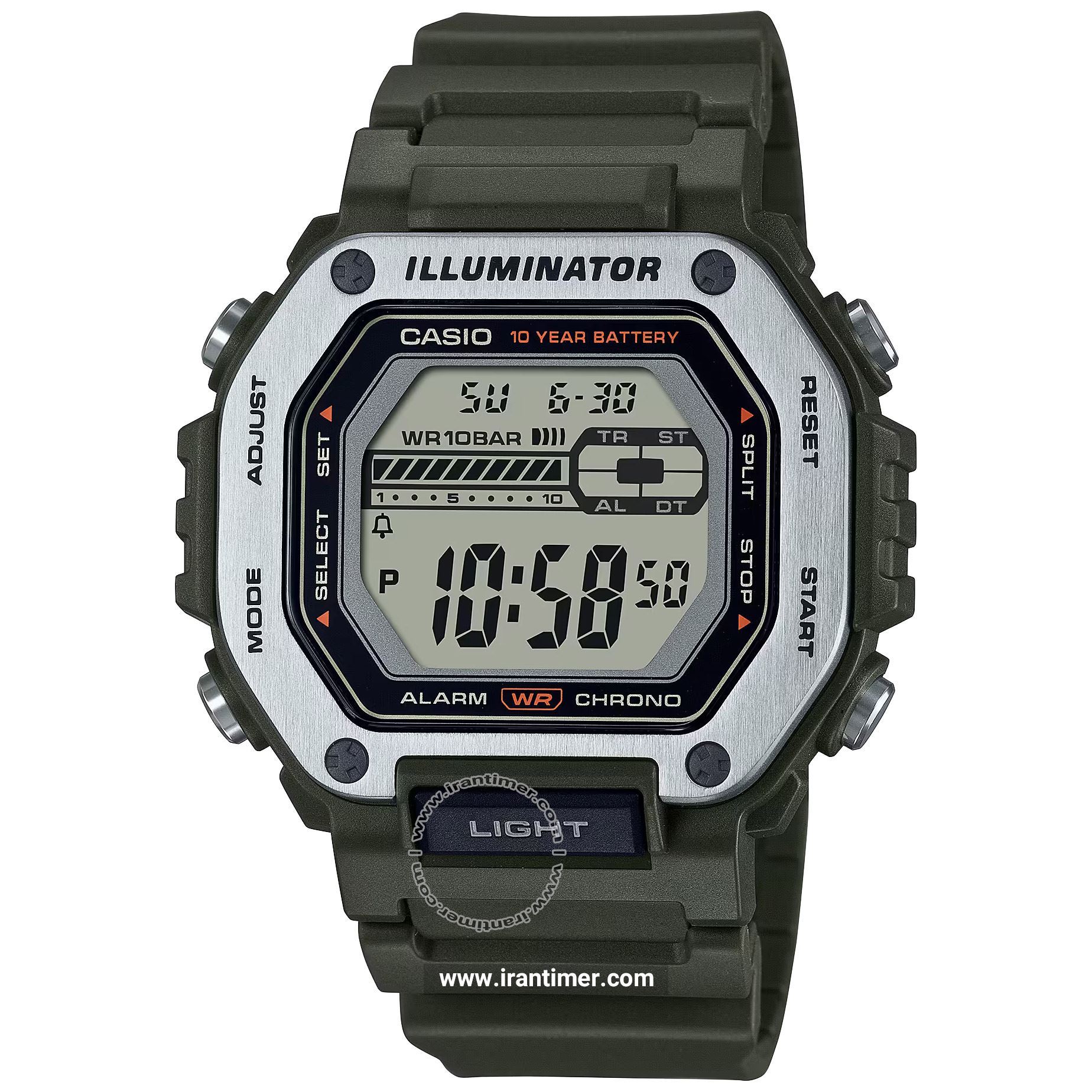 قیمت و خرید ساعت مچی مردانه کاسیو (CASIO) جنرال مدل MWD-110H-3AVDF اسپرت | اورجینال و اصلی