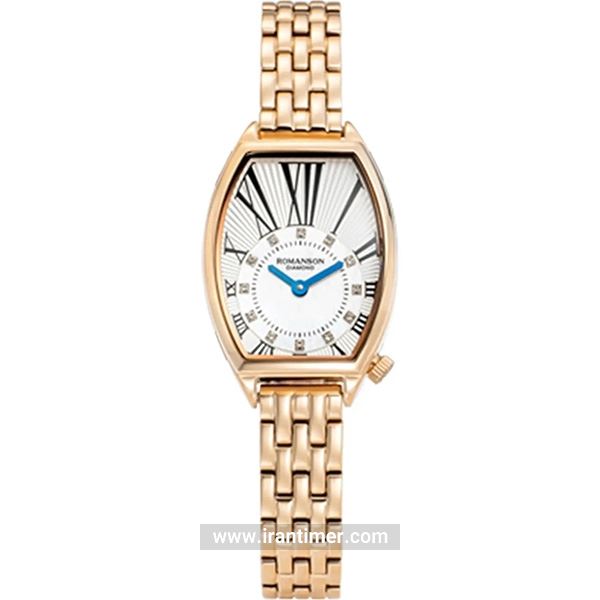 قیمت و خرید ساعت مچی زنانه رومانسون(ROMANSON) مدل RM2B50KL1RMS6U-W فشن | اورجینال و اصلی