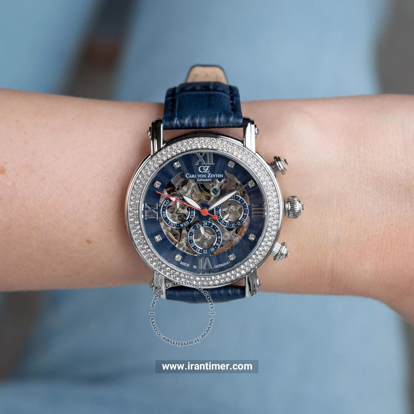 قیمت و خرید ساعت مچی زنانه کارل ون زیتن(CARL VON ZEYTEN) مدل CVZ0062BLS فشن | اورجینال و اصلی