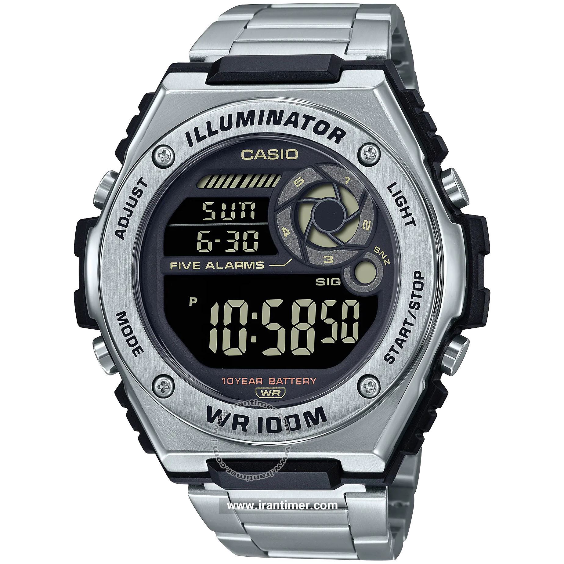 قیمت و خرید ساعت مچی مردانه کاسیو (CASIO) جنرال مدل MWD-100HD-1BVDF کلاسیک | اورجینال و اصلی