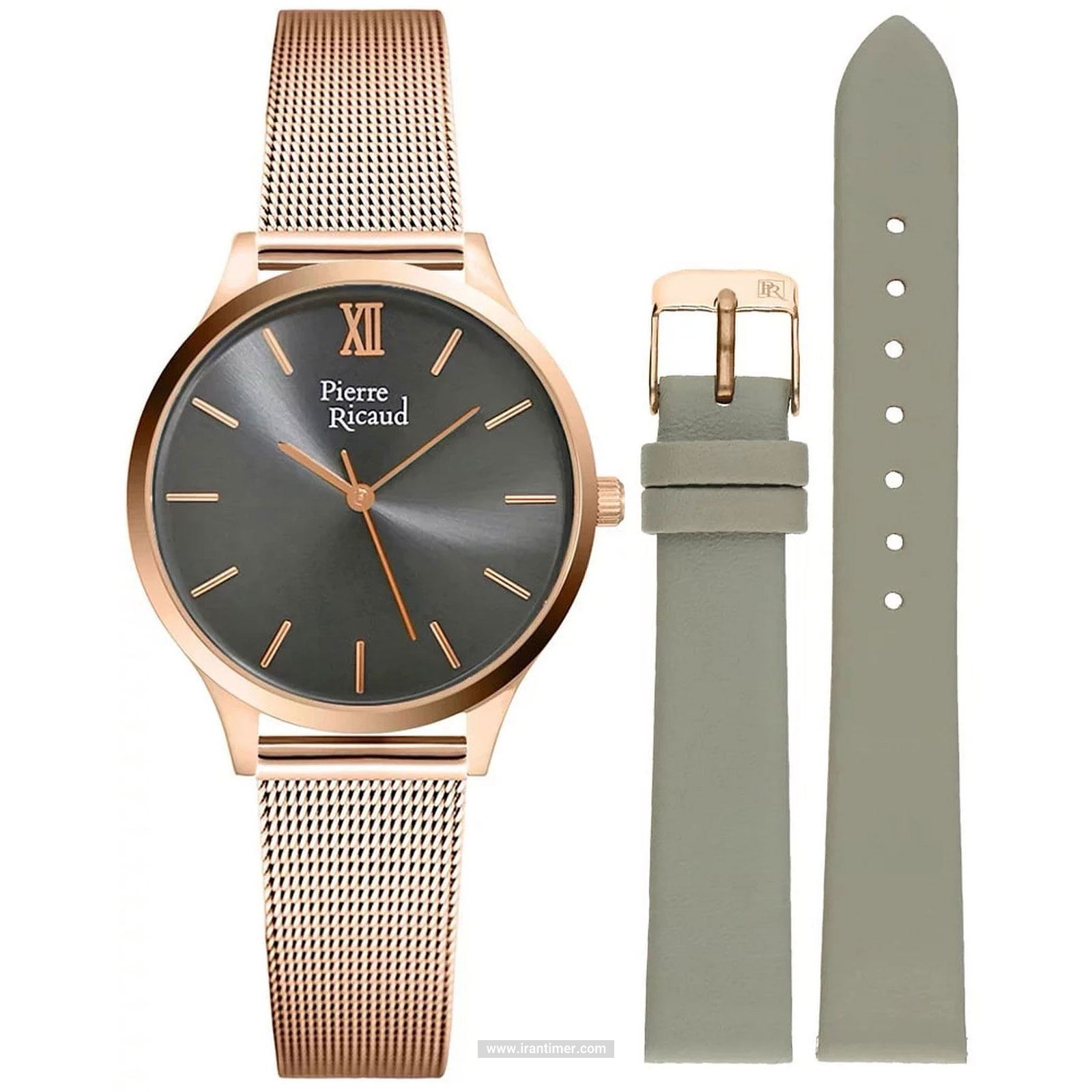 قیمت و خرید ساعت مچی زنانه پیر ریکو(Pierre Ricaud) مدل P22045.9166Q-SET کلاسیک | اورجینال و اصلی