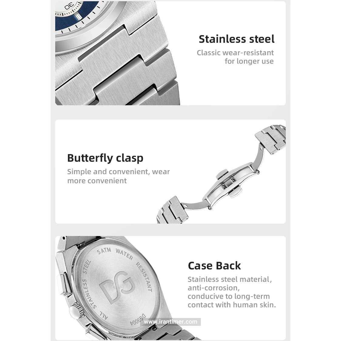 قیمت و خرید ساعت مچی مردانه دنیل گورمن(Daniel Gorman) مدل DG9004.SU کلاسیک | اورجینال و اصلی