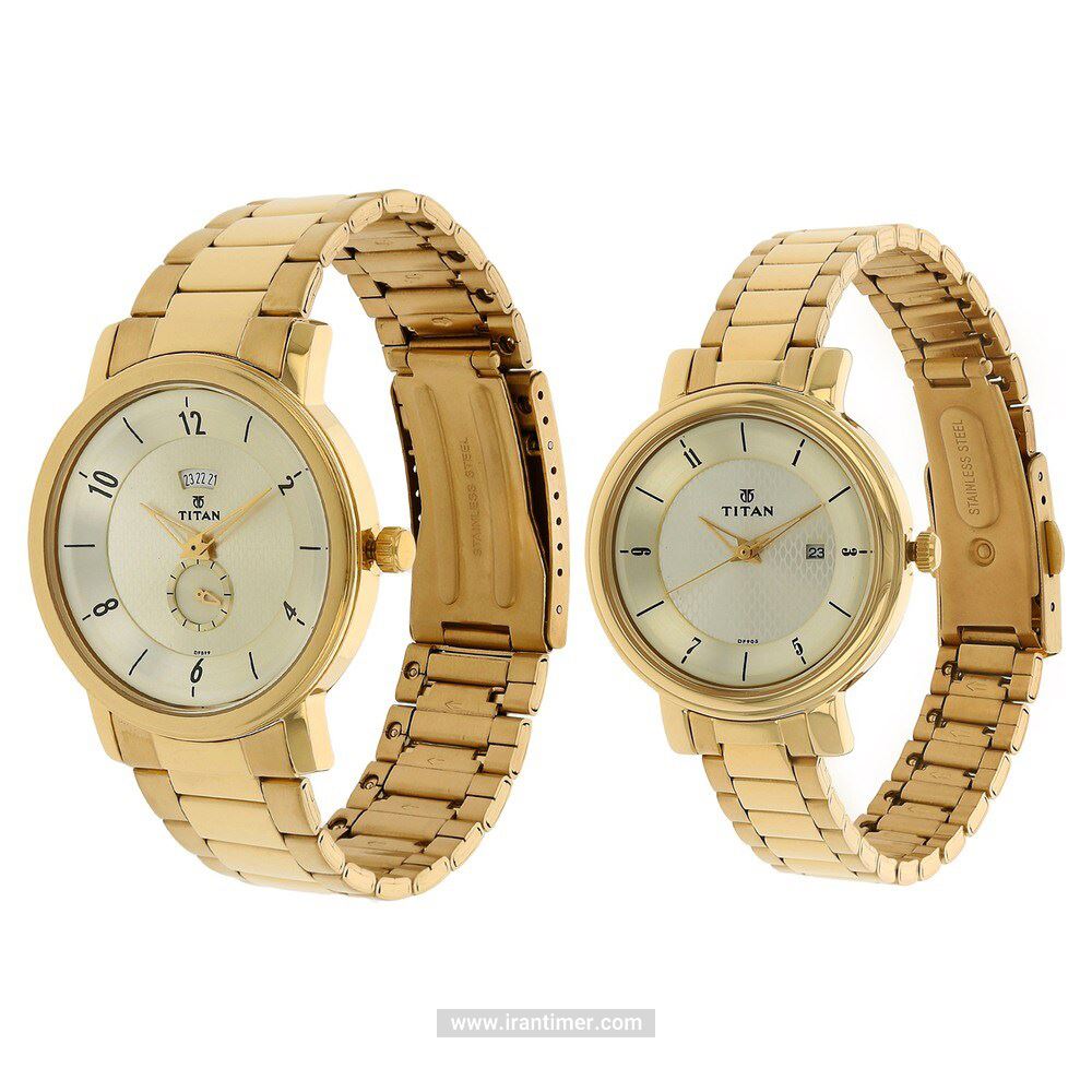 قیمت و خرید ساعت مچی مردانه زنانه تایتِن(TITAN) مدل T94402554YM01 کلاسیک | اورجینال و اصلی