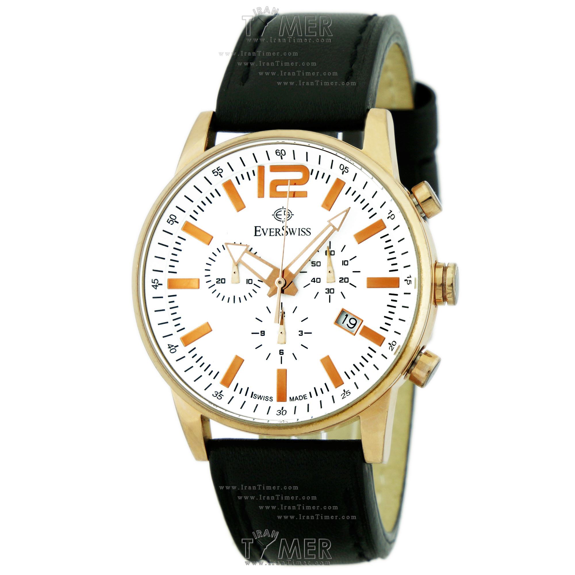 قیمت و خرید ساعت مچی مردانه اورسوئیس(EVER SWISS) مدل 19231-R157 کلاسیک اسپرت | اورجینال و اصلی