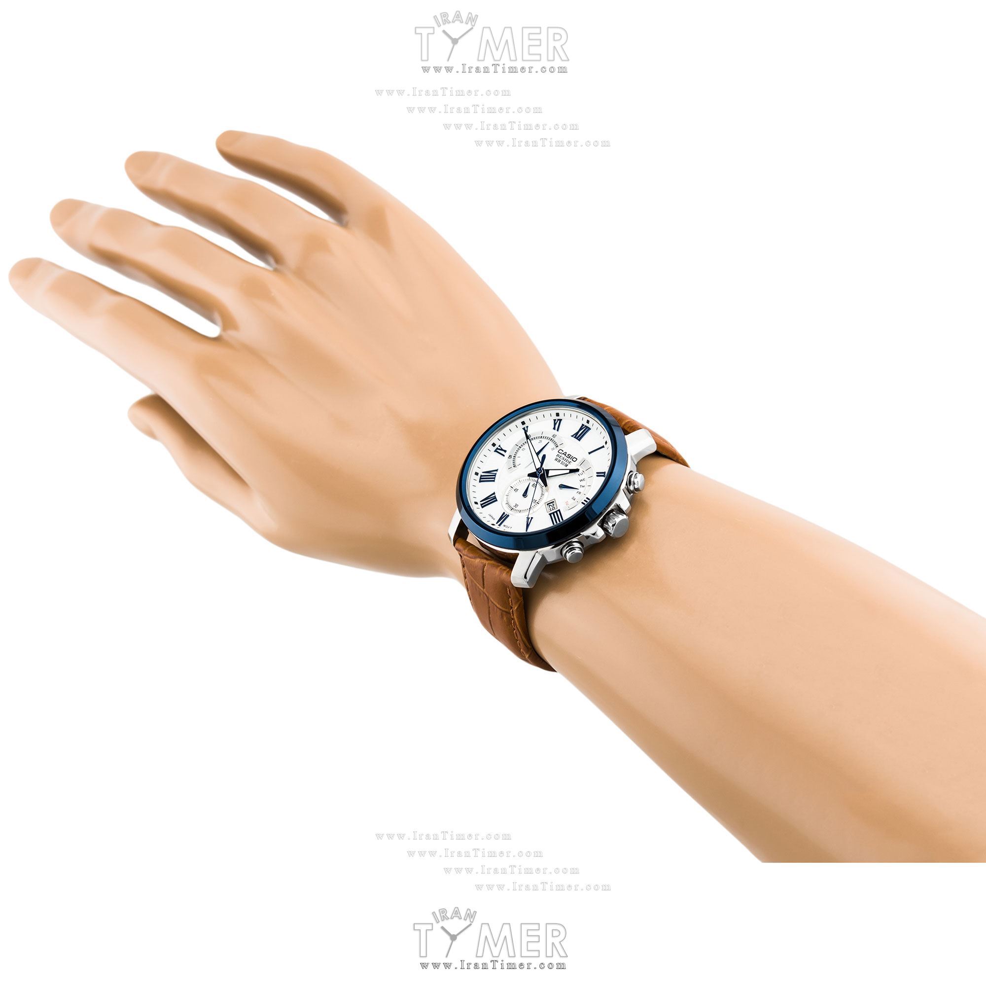 قیمت و خرید ساعت مچی مردانه کاسیو (CASIO) بی ساید مدل BEM-520BUL-7A2VDF کلاسیک | اورجینال و اصلی