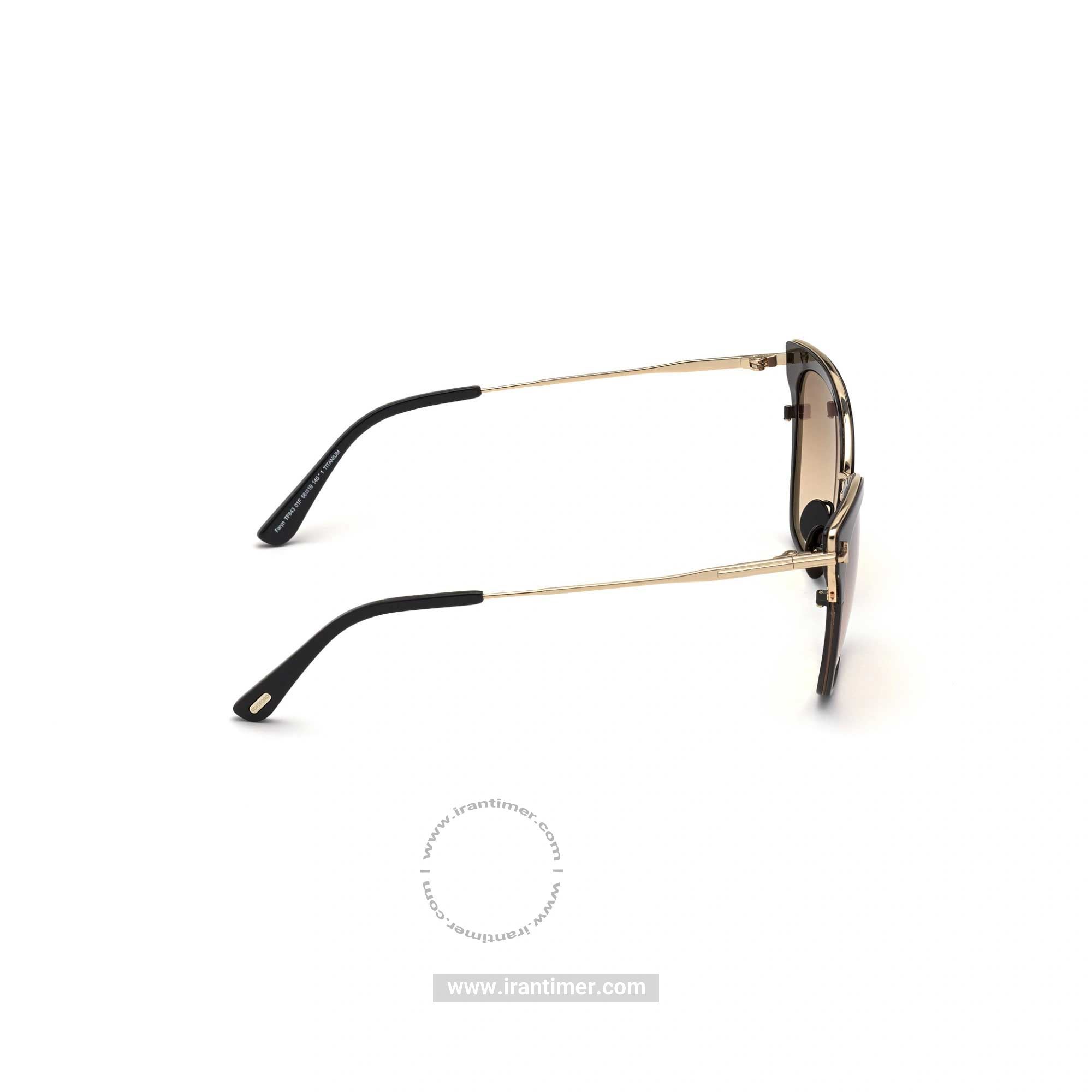 قیمت و خرید عینک آفتابی زنانه کلاسیک (TOM FORD) مدل FT 0843 01F 56 | اورجینال و اصلی