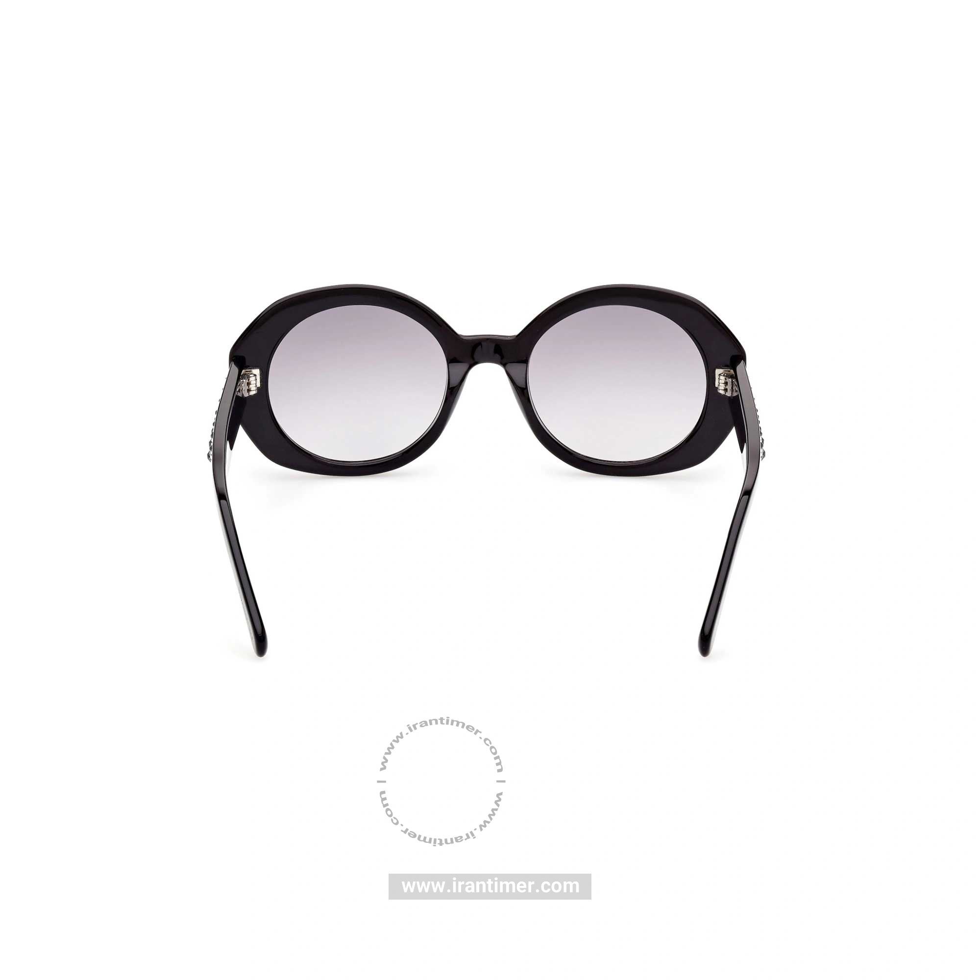 قیمت و خرید عینک آفتابی زنانه فشن (SWAROVSKI) مدل SK 0371 01B 52 | اورجینال و اصلی