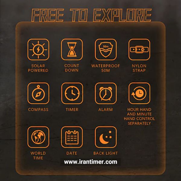 قیمت و خرید ساعت مچی مردانه نورث اج(North Edge) مدل EVOQUE اسپرت | اورجینال و اصلی