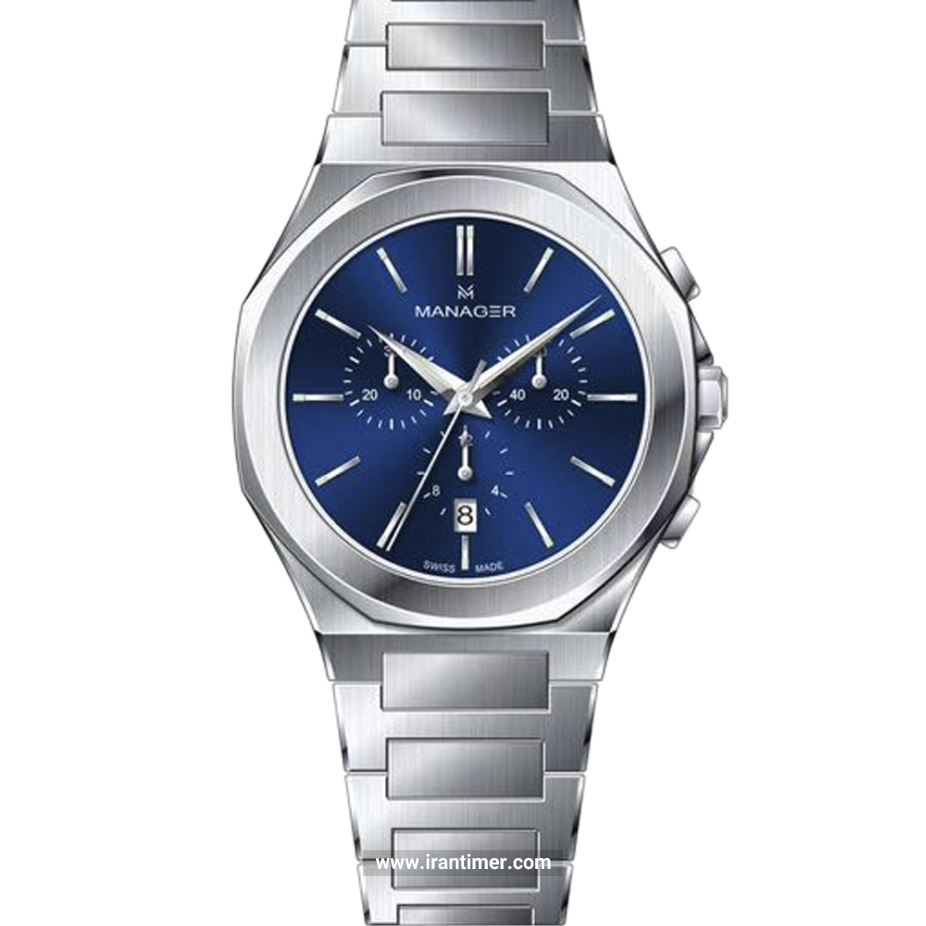 قیمت و خرید ساعت مچی مردانه منیجر(MANAGER) مدل MAN-RS-118-SM کلاسیک | اورجینال و اصلی