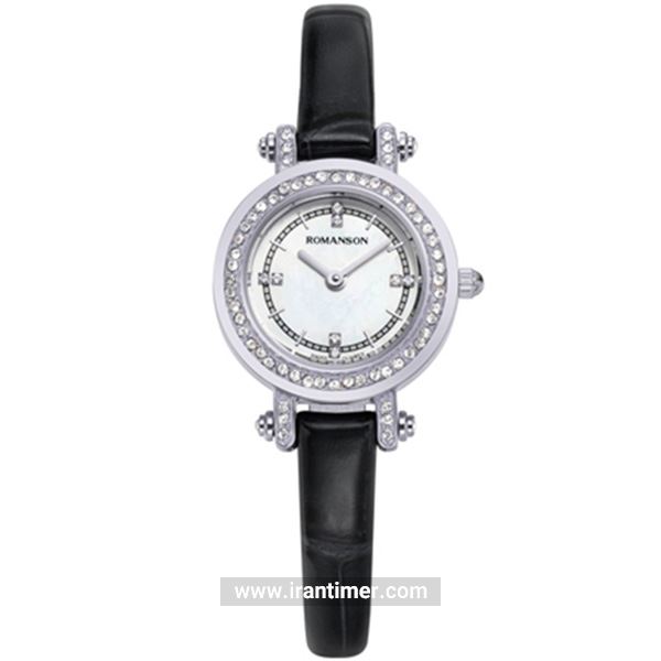 قیمت و خرید ساعت مچی زنانه رومانسون(ROMANSON) مدل RL1B72TL1WAS1W(W/BK)-W فشن | اورجینال و اصلی