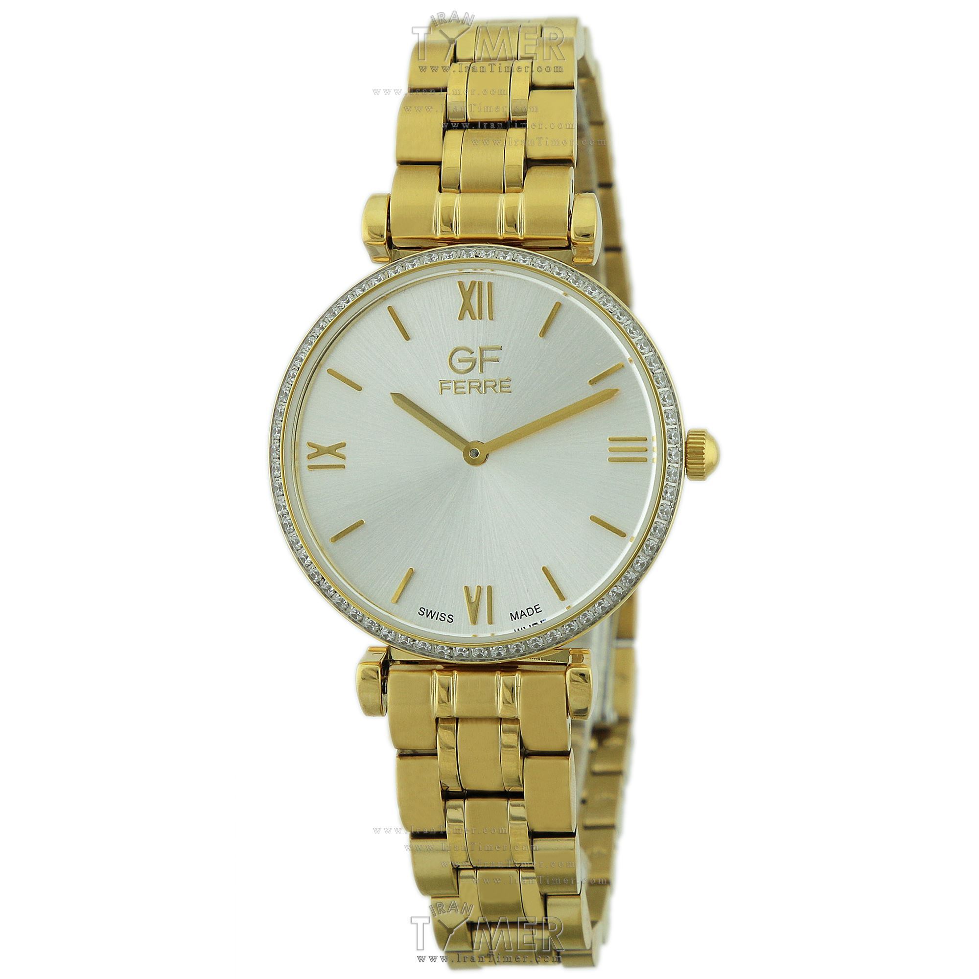 قیمت و خرید ساعت مچی زنانه جی اف فره(GF FERRE) مدل GF.GP74282.2.2 کلاسیک | اورجینال و اصلی