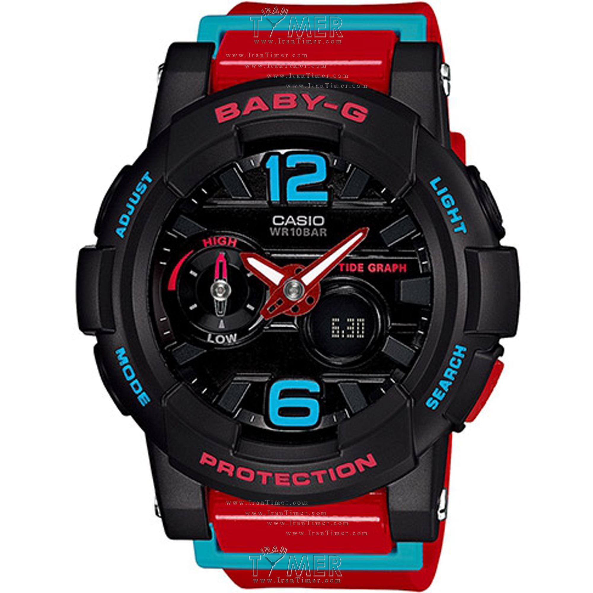 قیمت و خرید ساعت مچی کاسیو (CASIO) بیبی جی مدل BGA-180-4BDR اسپرت | اورجینال و اصلی