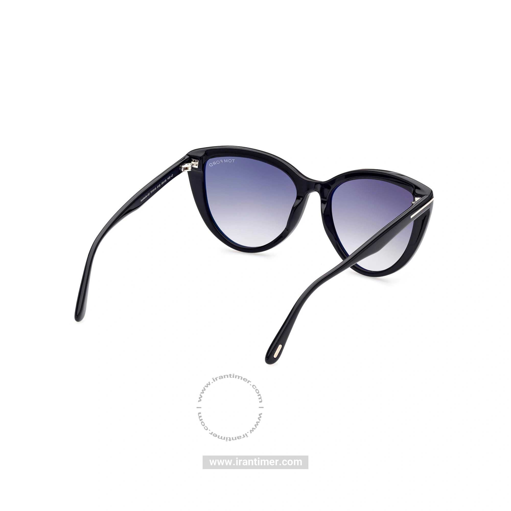 قیمت و خرید عینک آفتابی زنانه کلاسیک (TOM FORD) مدل FT 0915 01B 56 | اورجینال و اصلی