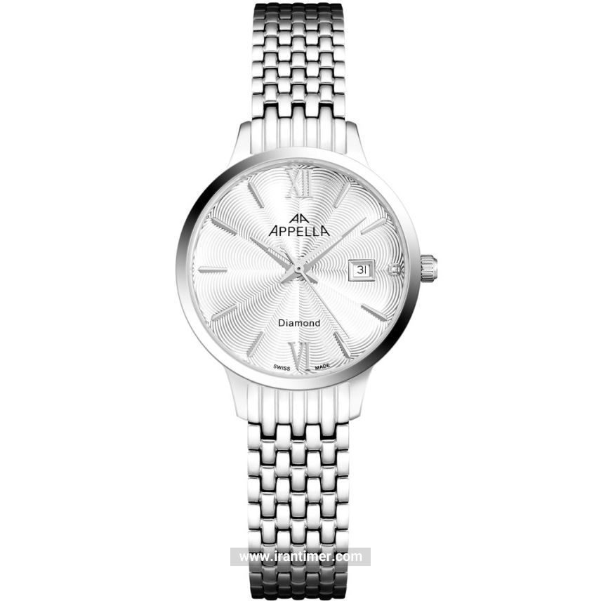 قیمت و خرید ساعت مچی زنانه اپلا(APPELLA) مدل L50012.5163DQ کلاسیک | اورجینال و اصلی