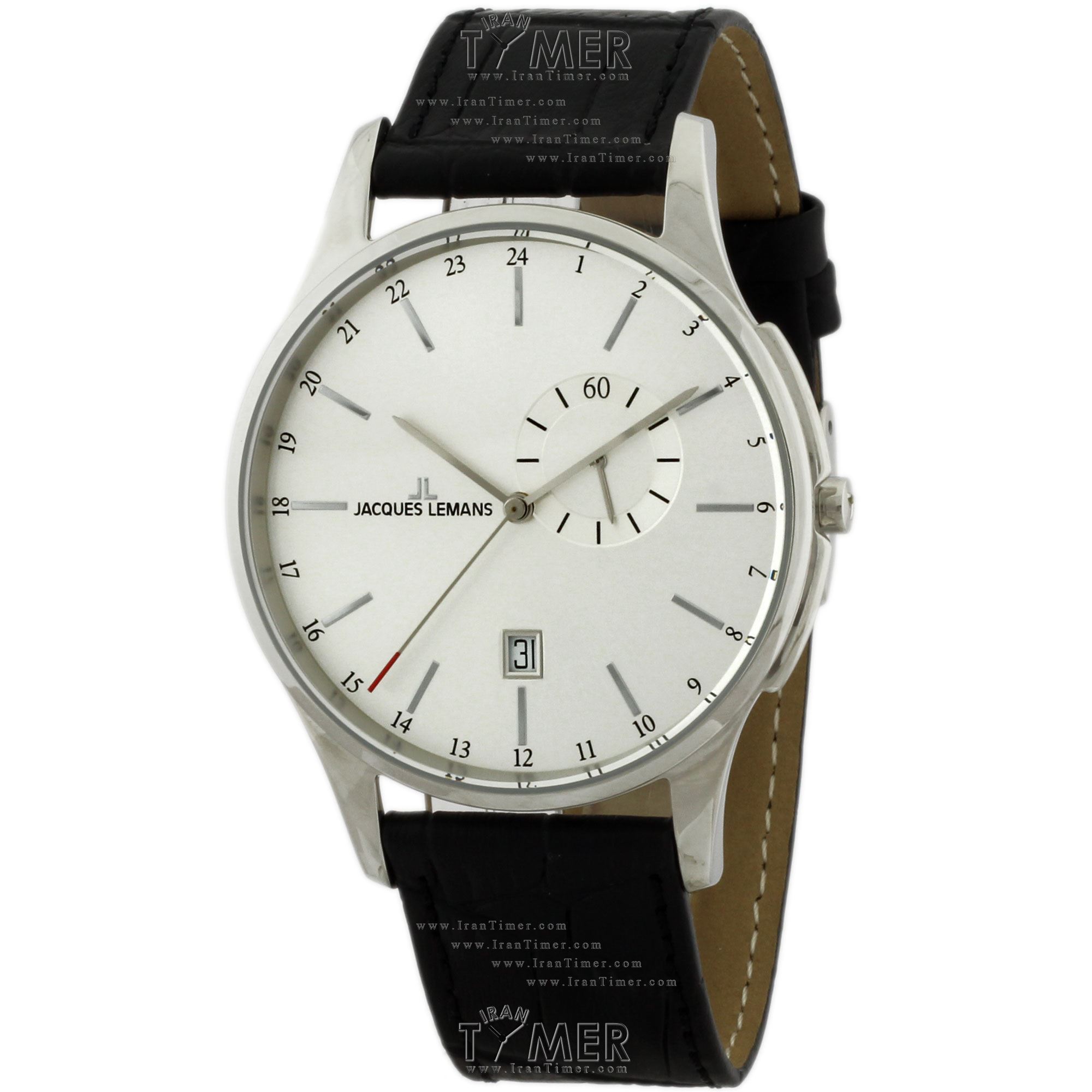 قیمت و خرید ساعت مچی مردانه ژاک لمن(JACQUES LEMANS) مدل 1-1744B کلاسیک | اورجینال و اصلی