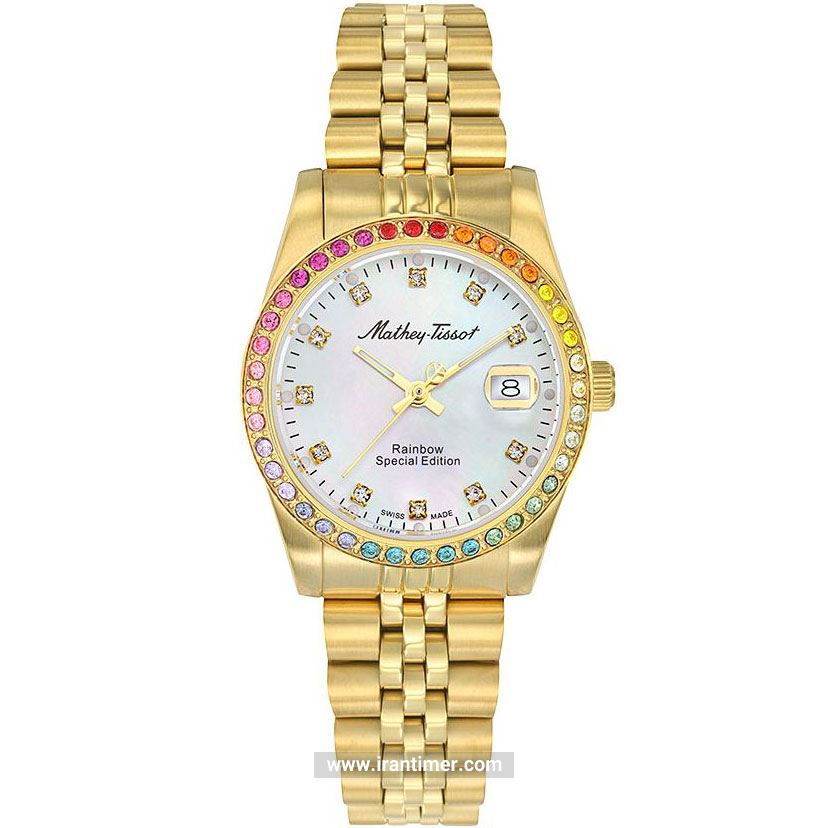 قیمت و خرید ساعت مچی زنانه متی تیسوت(MATHEY TISSOT) مدل D809PQYI فشن | اورجینال و اصلی