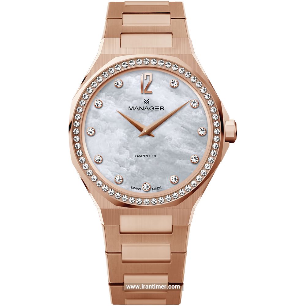 قیمت و خرید ساعت مچی زنانه منیجر(MANAGER) مدل MAN-RW-21-RM فشن | اورجینال و اصلی