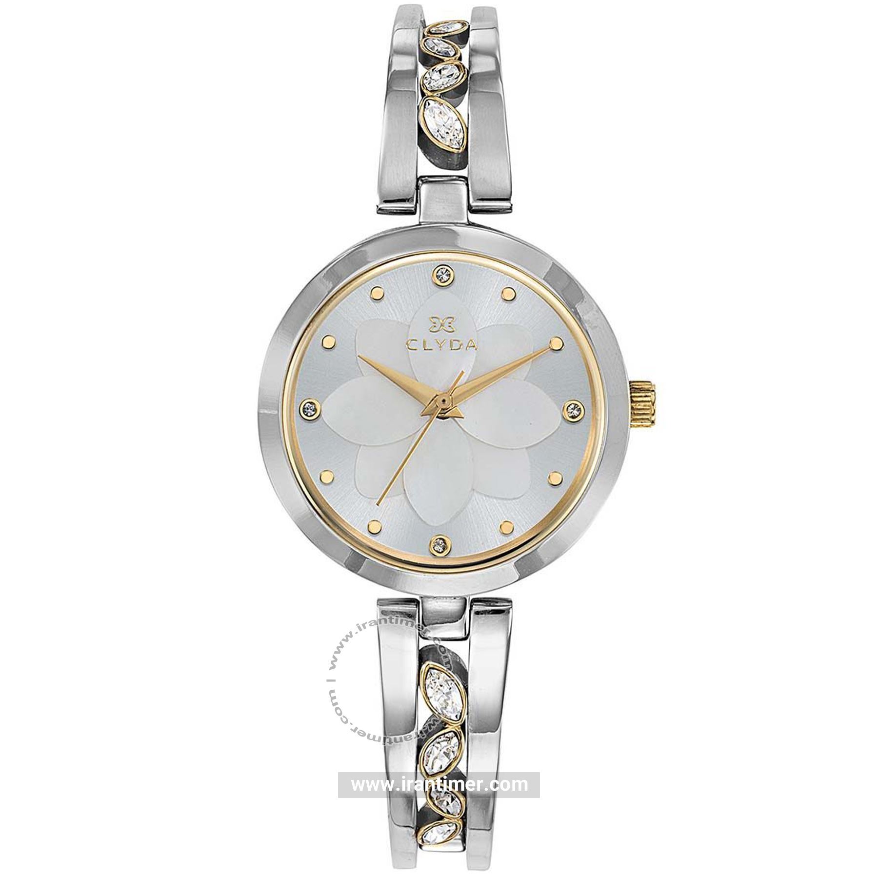 قیمت و خرید ساعت مچی زنانه کلیدا(Clyda) مدل CLA0750BBPW کلاسیک فشن | اورجینال و اصلی