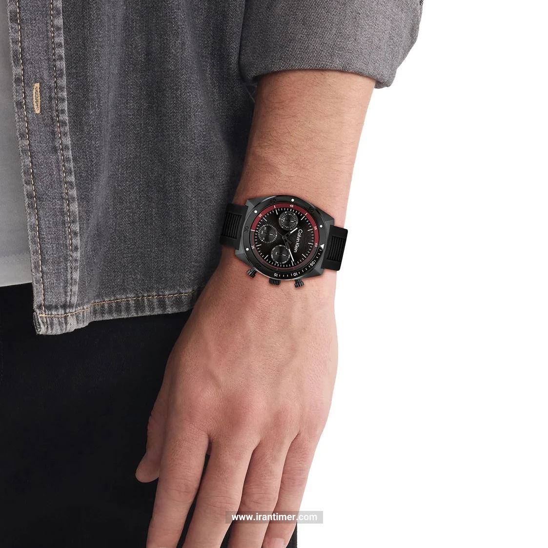 قیمت و خرید ساعت مچی مردانه کالوین کلاین(CALVIN KLEIN) مدل 25200467 اسپرت | اورجینال و اصلی