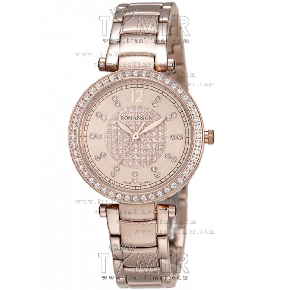 قیمت و خرید ساعت مچی زنانه رومانسون(ROMANSON) مدل RM6A03QLRRACR1 فشن | اورجینال و اصلی