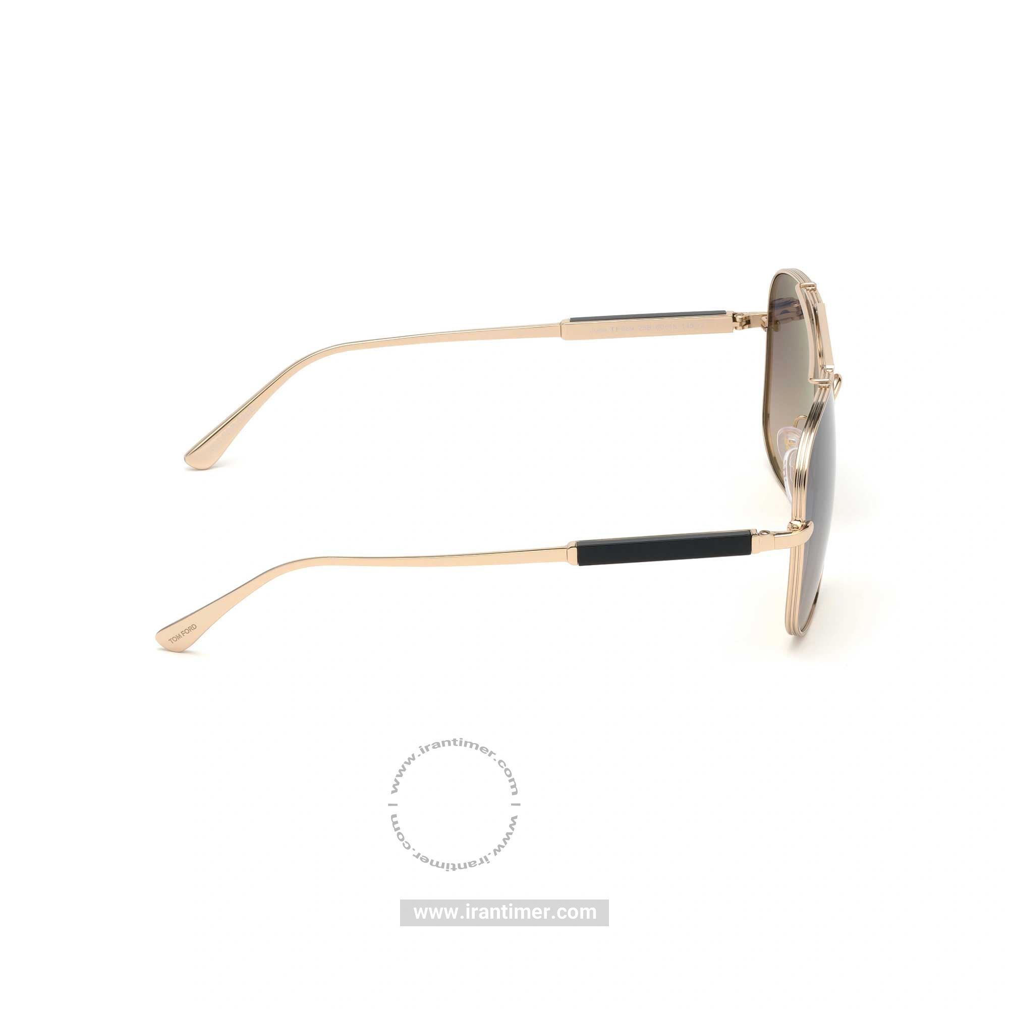 قیمت و خرید عینک آفتابی مردانه خلبانی (TOM FORD) مدل FT 0669 28B 60 | اورجینال و اصلی
