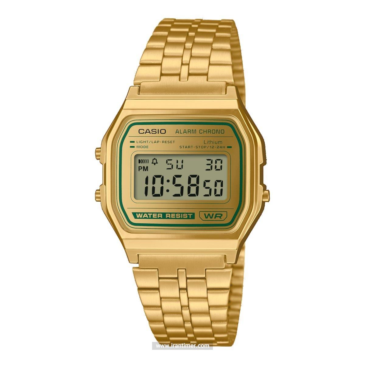قیمت و خرید ساعت مچی مردانه زنانه کاسیو (CASIO) مدل A158WEGV-9ADF اسپرت | اورجینال و اصلی