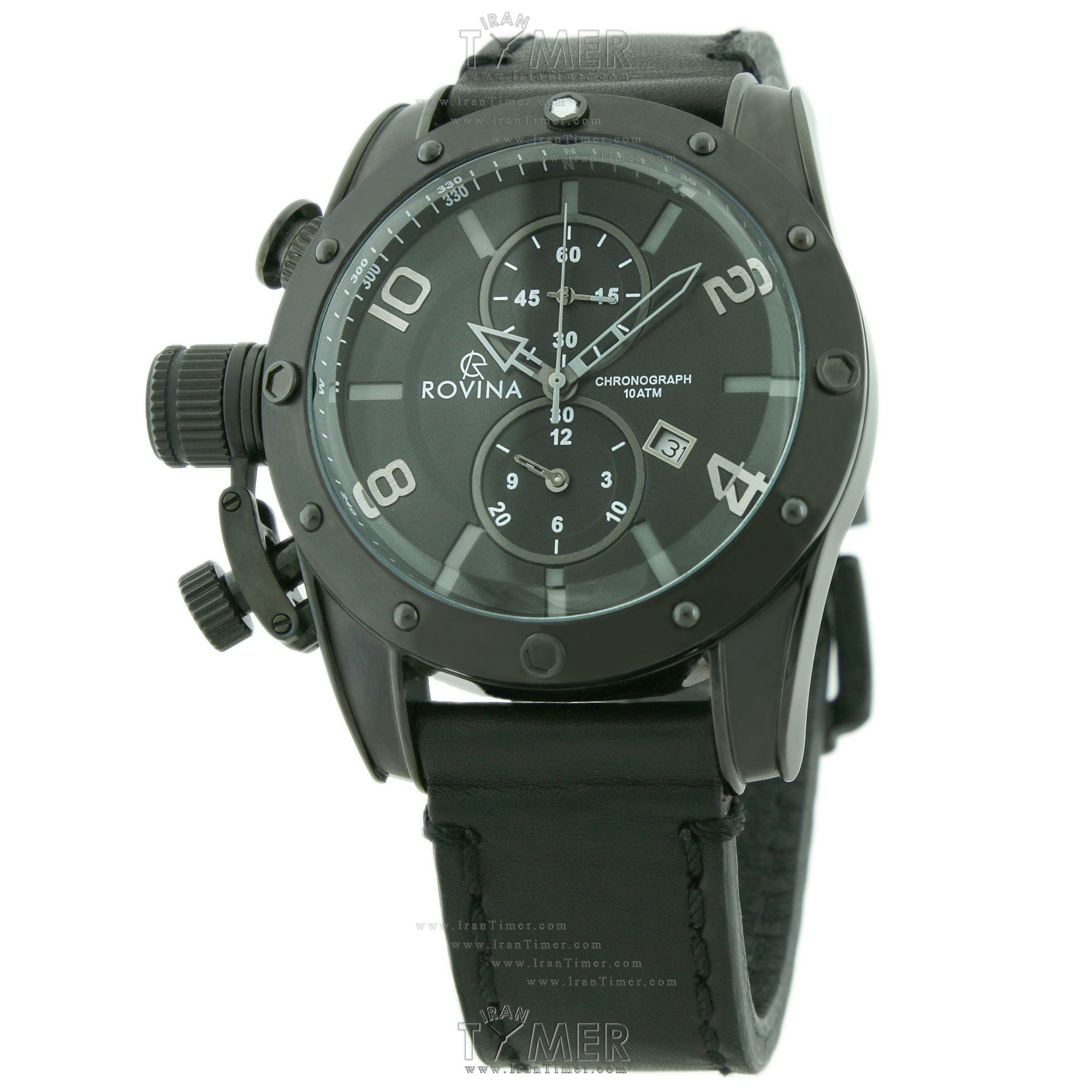 قیمت و خرید ساعت مچی مردانه رُوینا(ROVINA) مدل 51155G5SB اسپرت | اورجینال و اصلی