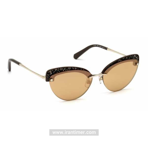 قیمت و خرید عینک آفتابی زنانه فشن (SWAROVSKI) مدل SK 0257 32G 57 | اورجینال و اصلی