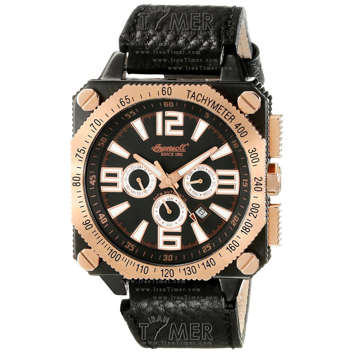 قیمت و خرید ساعت مچی مردانه اینگرسول(INGERSOLL) مدل IN3204BKR اسپرت | اورجینال و اصلی